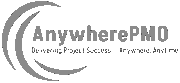 anywherepmo high resolution logo grayscale transparent